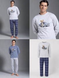 PIGIAMA UOMO M/L 115799M Tellini S.r.l. Ingrosso Abbigliamento